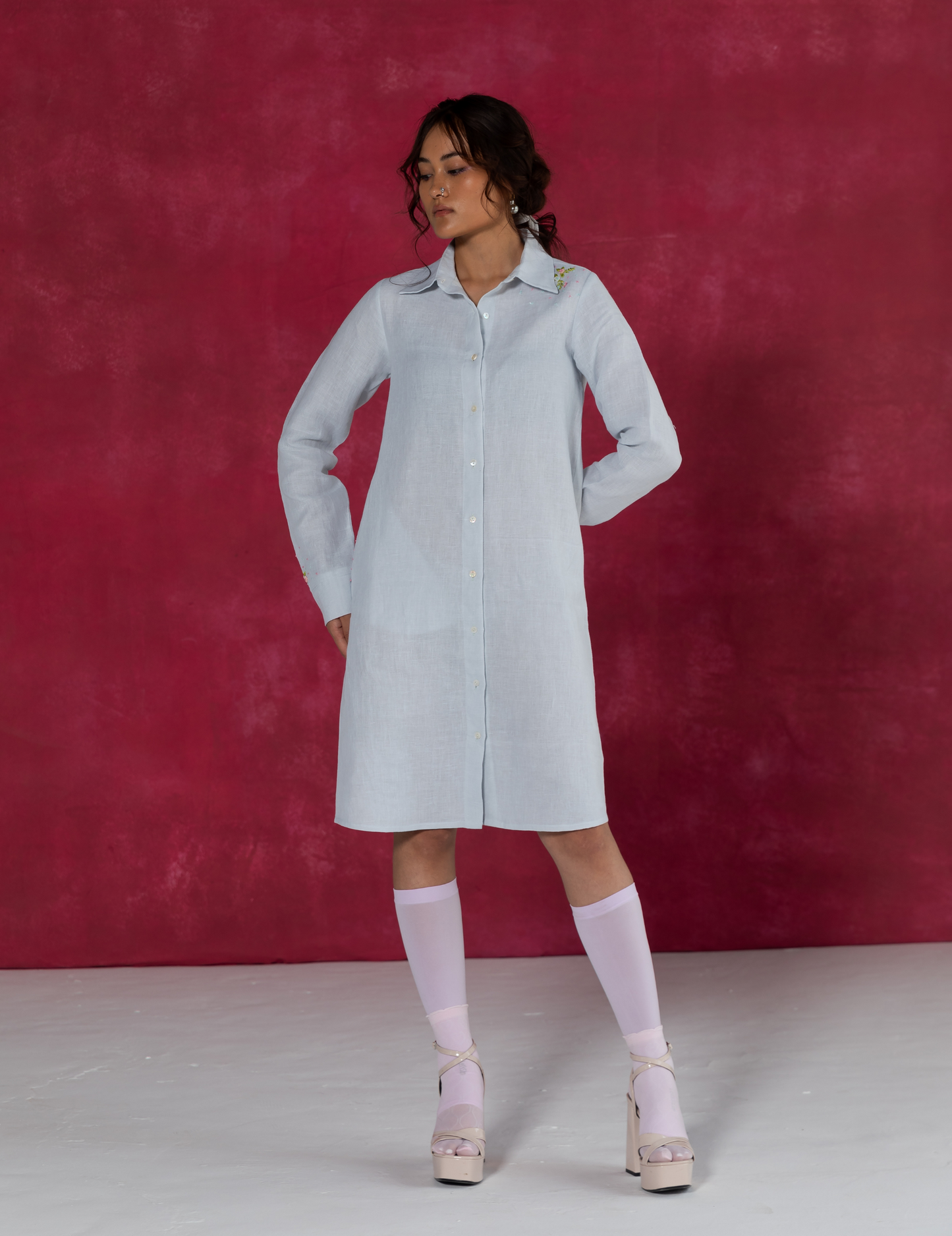 Cloud Shirt Dress